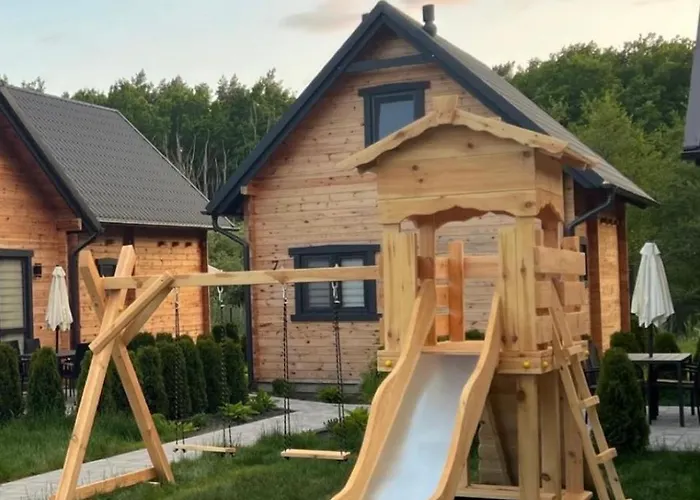 度假居 Moja Debina Lux 1, Z Pokojem Dziennym, Jedna Sypialnia I Antresola, Blisko Plazy Debina (Ustka)